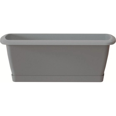 Prosperplast ESPANA SET Truhlík s miskou 49x18,4x14,5 cm šedý kámen