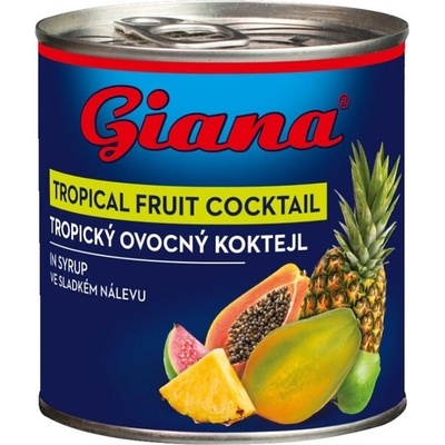 Giana Tropický ovocný koktail v sladkom náleve 425 g
