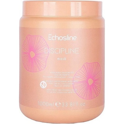Echosline Discipline Mask - uhlazující maska pro nepoddajné a krepaté vlasy 1000 ml