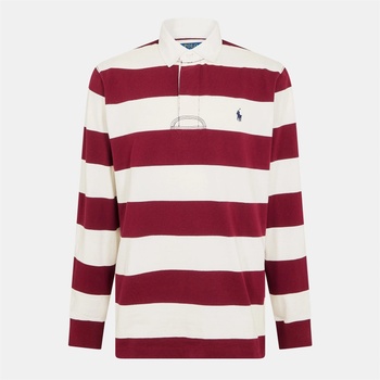 Ralph Lauren Men's Rugby Shirt - Clasic Wine/Crm