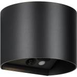 Reality LED стенно външно осветително тяло с USB със сензор за движение (височина 10 cm) Genie - Reality (R24161632)