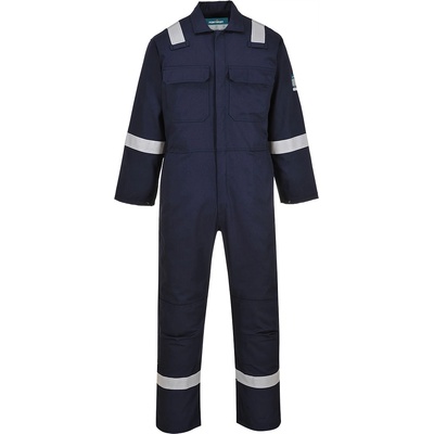 Portwest bizweld iona biz5 / Огнеупорен светлоотразителен гащеризон - тъмносин 5xl (biz5nvr5xl)
