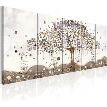 Pětidílné obrazy - strom života - 150x60 cm - Murando DeLuxe