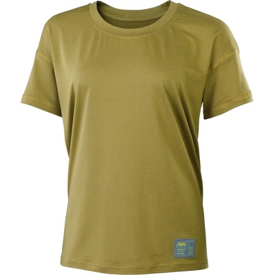 Evoc Дамска фланелка с къс ръкав за колоездене Evoc Women's T-Shirt Dry Cycling jersey - Steel / Sunflower (156-2728-0213)