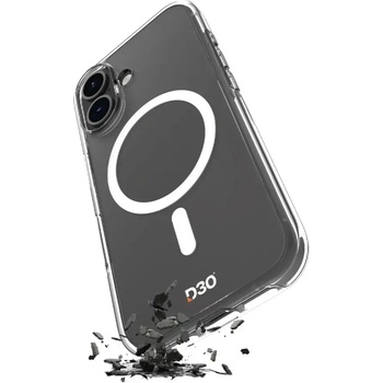 PURO Силиконов калъф Puro Impact Clear D3O MagSafe за iPhone 16 - прозрачен (PUIPC1661IMPCLD3OTR)