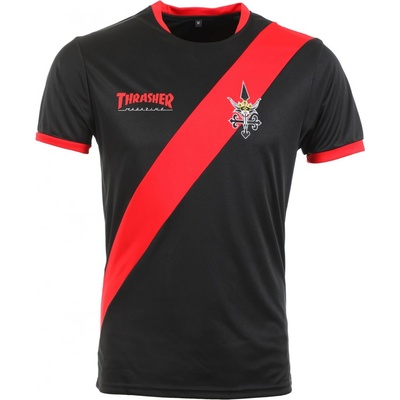Thrasher Thrasher Futbol Jersey Black/Red