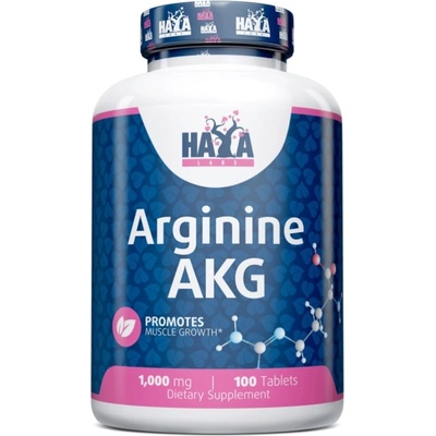 Haya Labs Arginine AKG, 1000 mg, 100 таблетки, Haya Labs