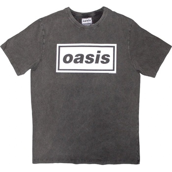 Oasis Decca Logo Stone Wash Charcoal Grey M Риза (OASSTNW01MC02)