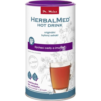Herblamed HotDrink Dr.Weiss dých.cesty 180 g+vitC