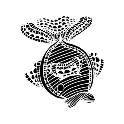 Artemiss Ryba plastová šablóna 1 E 29 cm x 29 cm