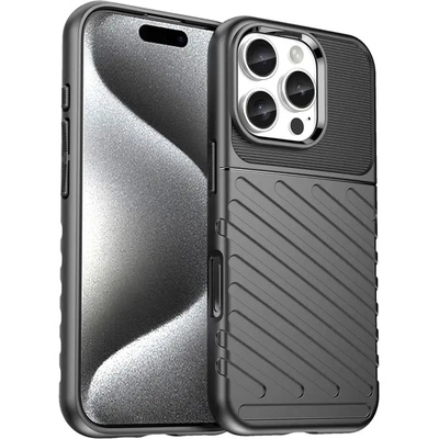 HQWear Кейс Thunder за iPhone 16 Pro Max, черен (Thunder case iPhone 16 Pro Max black)