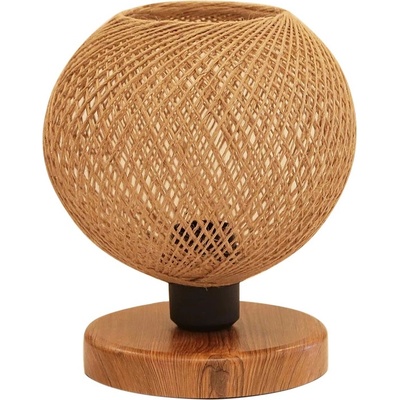 TopMebel Масичка с нишка/Mdf Bonnie E27 в натурален/кафяв цвят 19x15x22см