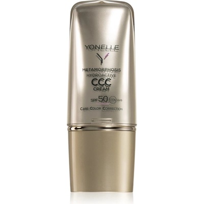 Yonelle Metamorphosis tónovací krém na obličej SPF50 Gold Tan 30 ml