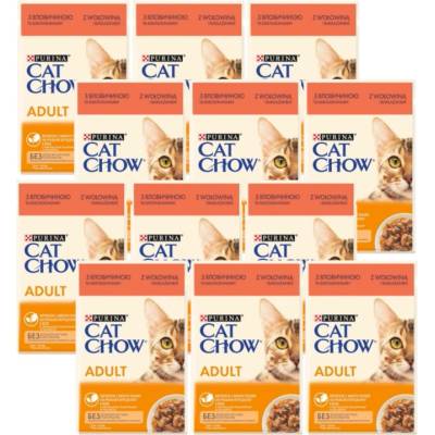 PURINA Cat Chow Adult Beef with Aubergine 12x85 g