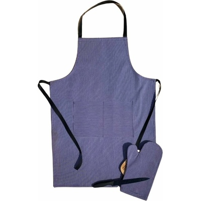 SVITAP sleep well Kuchyňský grilovací set zástěra a chňapka Denim