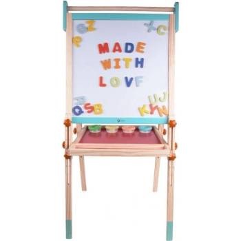 Classic world - Стояща дъренна дъска за рисунане с магнитни букви (CW53887)