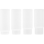 Ferm Living Ripple Високи чаши, замръзнали, 4 бр (1104269323)