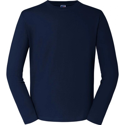 Russell Athletic 180l / Унисекс тениска с дълъг ръкав, 100% памук - тъмносиня, xxxl (10180l29013)