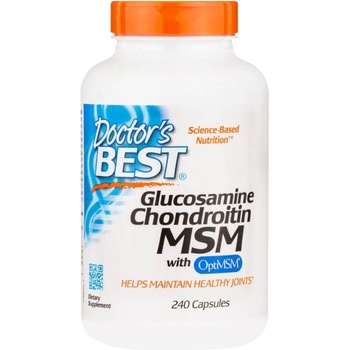 Image 1 of Doctor's Best BEST Glucosamine Chondroitin & MSM [240 капсули]