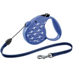flexi Standard Flamingo S до 12кг, 5м въже - синьо