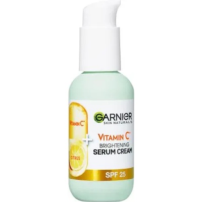Garnier Skin Naturals Vitamin C Brightening Serum Cream SPF25 озаряващ крем-серум за лице 50 ml за жени