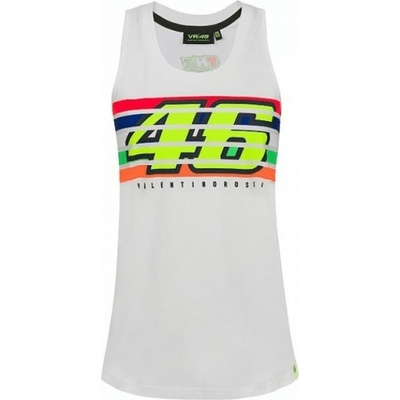 Valentino Rossi dámské tílko STRIPES bílé 352606