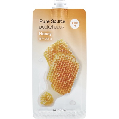 Missha Pure Source Pocket Pack Honey Nočná vyživujúca maska s extraktom z medu 10 ml