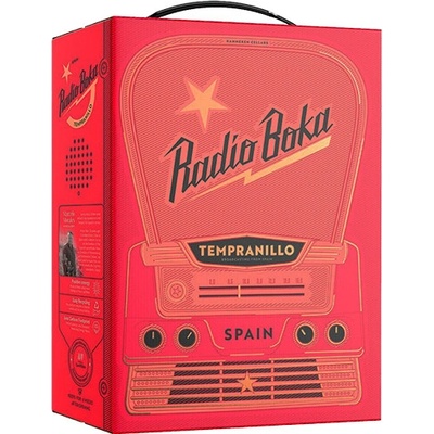 Radio Boka Tempranillo Červené 12,5% 3 l (karton)