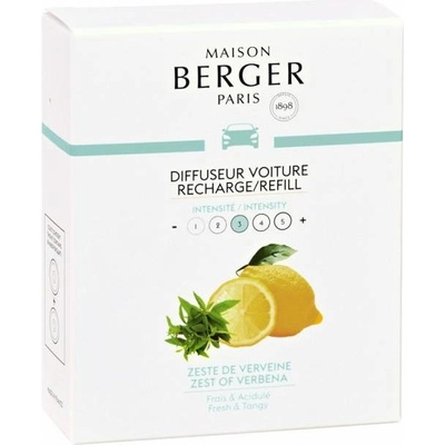 Maison Berger Paris Car Zest Of Verbena 2 x 17 g náhradná náplň