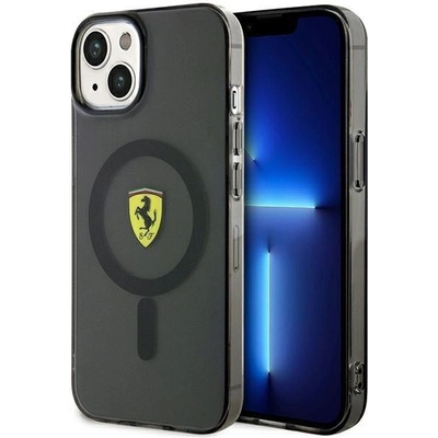Ferrari Кейс Ferrari FEHMP14MURKK за iPhone 14 Plus 6.7", черен / черен, твърд, Translucent Magsafe (FER000566-0)