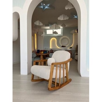 Atelier del Sofa Wing Chair Kleamini Whte White