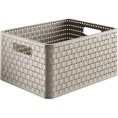 Rotho Úložný box Country 28 l béžová