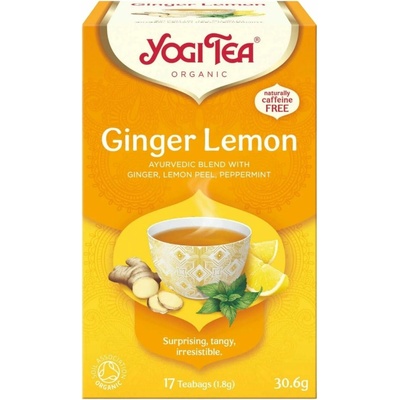 Yogi Tea Bio Zázvor Citrón 17 x 1,8 g