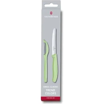 Victorinox Комплект Victorinox Swiss Classic Trend Colors, нож и белачка, светлозелен (6.7116.21L42)