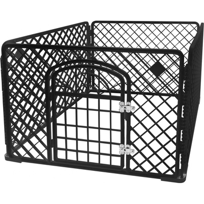 Iso Trade Ohrádka pro zvířata klec 90 x 90 x 60 cm – Zboží Dáma