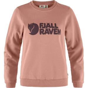 Fjällräven Дамски пуловер Fjällräven Women's Fjällräven Logo Sweater Jumper - Dusty Rose / Port (117-1651-0613)