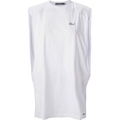 Karl Lagerfeld Karl Dna Tunic W/ Logo 230W2208-100 biely