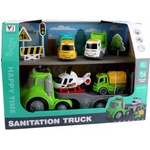 Man Yuk Toys Комплект почистващи превозни средства със звук и светлини - 28, 5 см (98-333a)