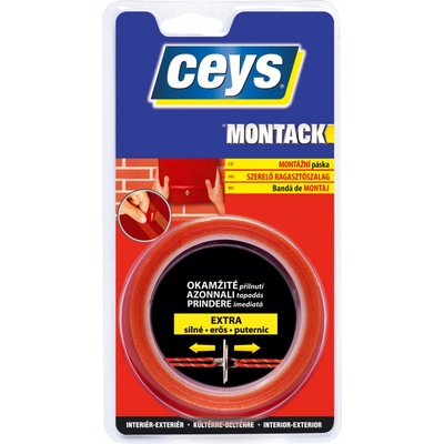 Ceys Páska montážní Montack express 19 mm x 2,5 m