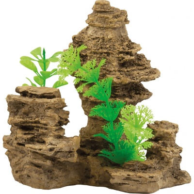Aqua Excellent Skála s rostlinou 14x10,5x13 cm – Zboží Dáma