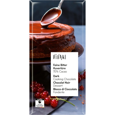 Vivani hořká na vaření 70% Bio vegan 150 g