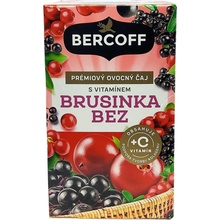 Bercoff Brusnica baza prémiový ovocný čaj s vitamínom 16 x 2 g