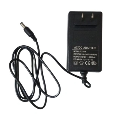 Адаптер пластик 12v 2a 24w с щепсел тип А (usa) (0762 А)