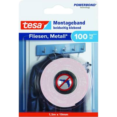 Tesa ULTRA STRONG montážna páska POWERBOND 1,5 m x 19 mm biela