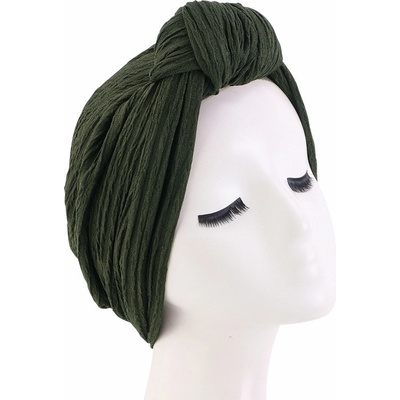 turban tmavě zelený