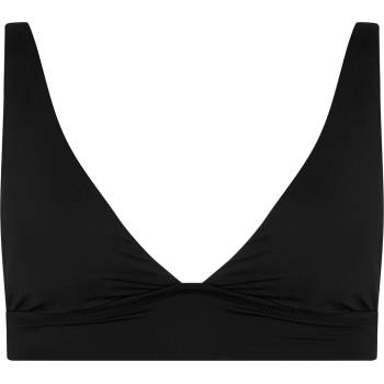 Ralph Lauren Горнище Ralph Lauren Signature Sol V Neck Bikini Top - Black