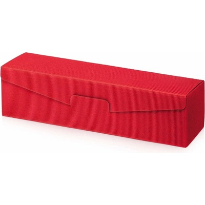Krabica na víno 1fl červená "Modern" 000154