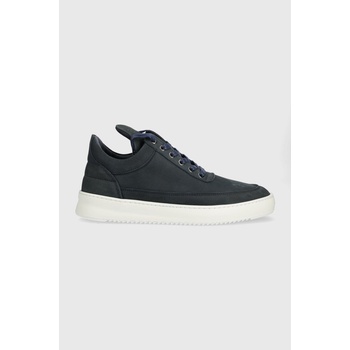 Filling Pieces Велурени маратонки Filling Pieces Low Top Ripple Nubuck в тъмносиньо 25122842001 (25122842001)