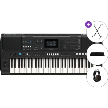 Yamaha PSR-E483 SET Синтезатор с динамика Black (PSR-E483-SET)