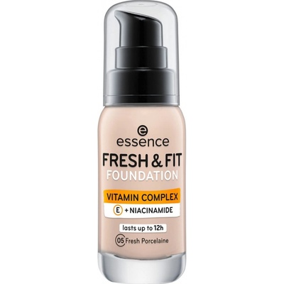 Essence Fresh & Fit tekutý make-up 05 Fresh Porcelaine 30 ml